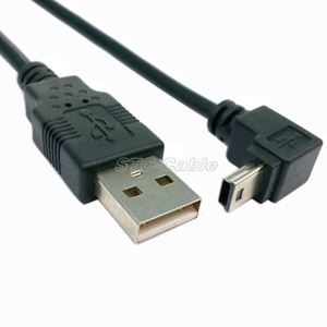 USB 2.0 A para baixo ângulo Mini B cabo