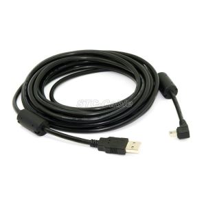 USB 2.0 A para ângulo reto Mini B cabo