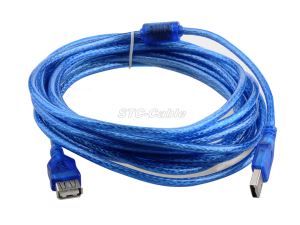 USB 2.0 macho a um cabo de extensão feminino