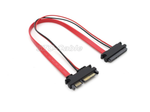 Cabo de alimentação do SATA 22pin Maleto SATA 22pin feminino 2pin