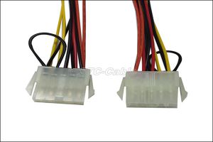 ATX 10 pinos macho para cabo de poder feminino