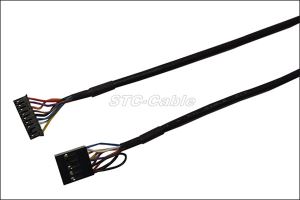 JST preto para cabo de chicote de fios de Dupon