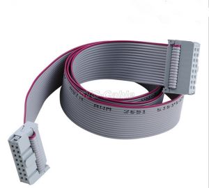 2,54 mm Pitch 2x8Pin 16Pin 16 fios IDC cabo de fita plana F/F
