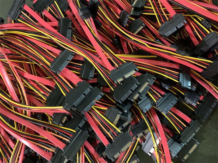 SATA Power Cable 22Pin Male Plug to 22 Pin male Jack Connector Extension Cables