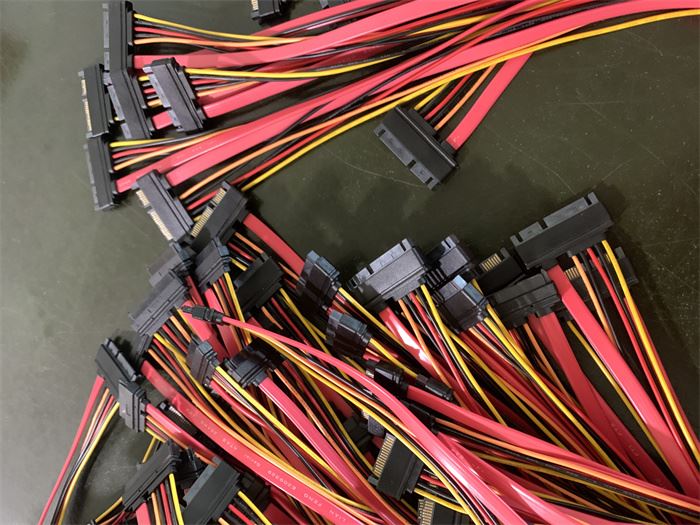 22-pin (7+15) Sata Male to male Data and Power Combo Extension Cable