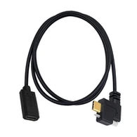 Travando USB tipo C macho de 90 graus para USB tipo C